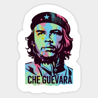 Che Guevara Neon Sticker